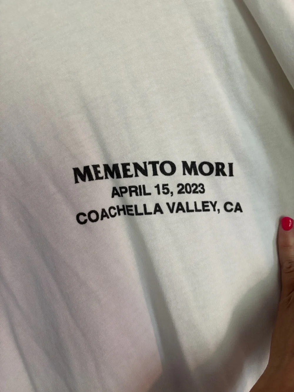 Darc Sport Wolves Club Memento Mori White Graphic Tee #392 - Picture 2 of 5